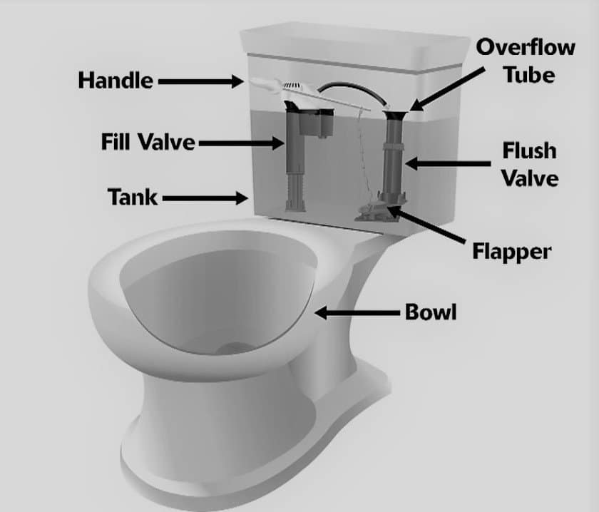 Parts of a Toilet